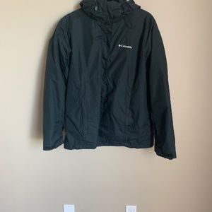 Black Double Layer Columbia Jacket